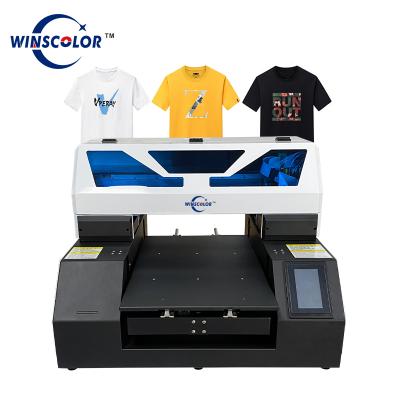 China Garment Shops China Factory Direct Sale A3 Size Two Heads Fast Speed ​​Digital Any Color T-shirt Dtg Printer for sale