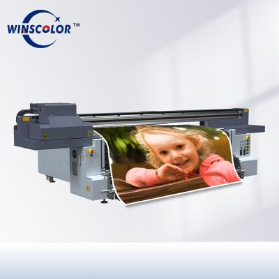 China Ink (VOA Free) Winscolor Hybrid Direct Jet UV UV Curing Flat Bed With Roll To Roll Printer YC2513R Multifunctional for sale