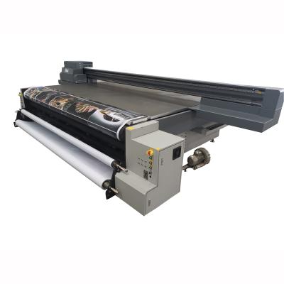 China Hotels Digital Ntek 2513R CMYK UV Flatbed Hybrid Led UV Printer for sale