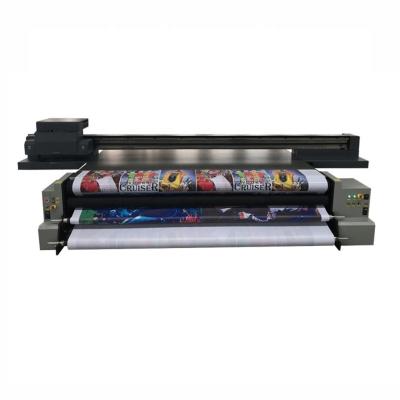 China Hotels China 2021 Hybrid Led Roll To Roll UV Printer Glass Printer Price for sale