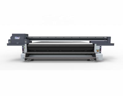 China Ricoh Industrial UV Hybrid Head Hotels Factory UV Printer Roll To Roll Printer for sale