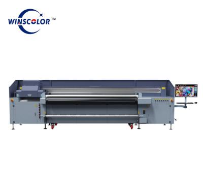 China Digital Flabted UV Plastic Hybrid Industrial Printer and Rolling Roll for sale