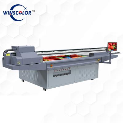 China Ricoh Printheads Print Shop Manufacturer Fast Ship LED Panel 2513 Acrylic Glass Flatbed PVC Wood Metal UV Printer for sale