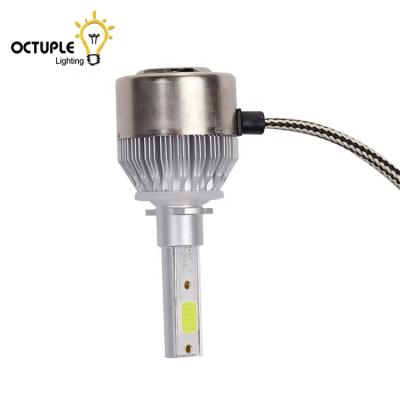 China IP65 Aluminum COB 18W 400lm Aluminum Car Led Headlight Bulb NC for sale