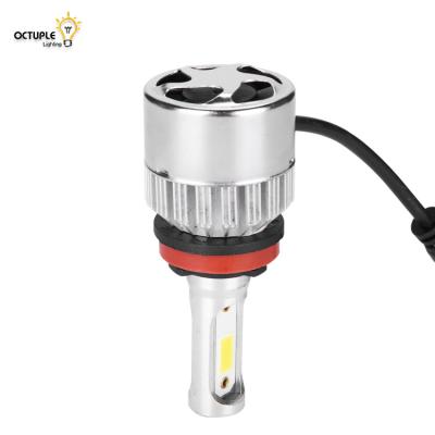 China Aluminum+PC S2 H11 led headlight COB 24W 1500LM led headlights all in one car LED headlight bulb for sale