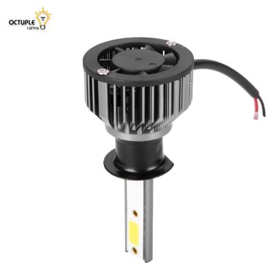 China High Power Aluminum Cold White High Lumen Car Light Manufacturers Low Beam H1 LED Car Bulb for sale