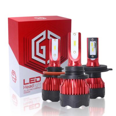 China Factory price IP65 aluminum COB led headlight h4 motorcycle for sale