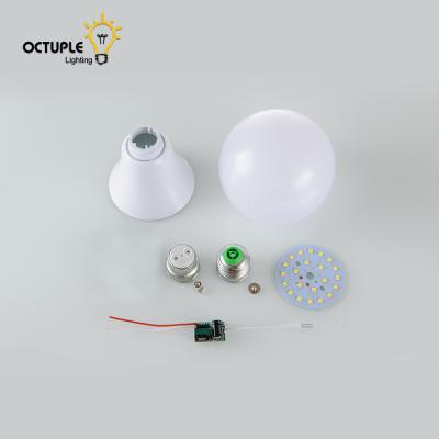 China School/home/supermarket/hospital China led bulbs factory direct smart led bulb parts SKD led bulb raw material for sale