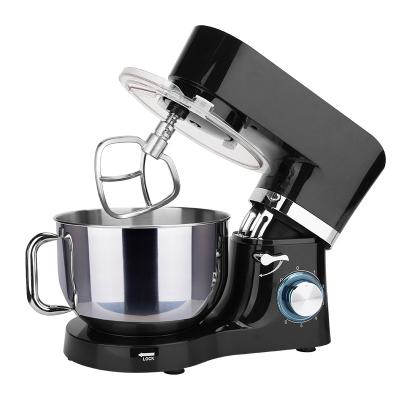 China Classic Design Stand Mixers 6 Speeds Motor Blender 1500W Tilt Head Blender With 5.5L Stainless Steel Bowl Black for sale