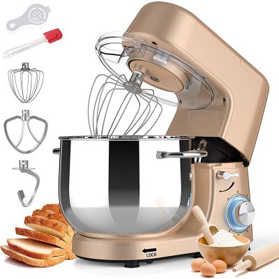 China Hot Sale Household Stand Dough Mixer With 7 Liter Stainless Steel Mixing Bowl 6-Speed ​​1400W Bread Maker Machine Home Used for sale