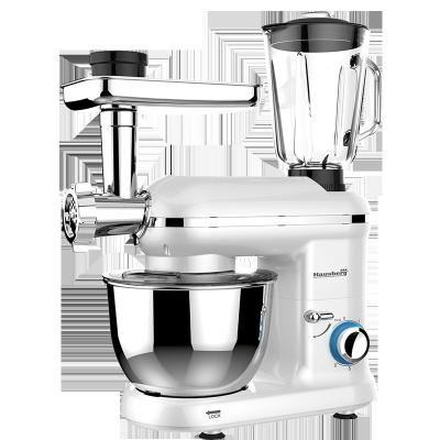 China Multifunctional Tilt Head Design Stand Bread Dough Mixer for Home Used with 4.5-Liter SUS304 Blender and Chopper Mixing Bowl for sale