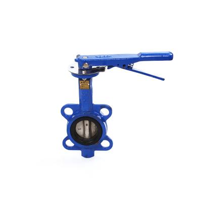 China General Manual Fluorine Double Lined Butterfly Valve for sale