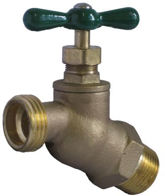 China General T-Handle Wall Mounted Brass Hose Bib Faucet With 1/2