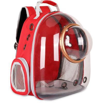 China Wholesale Pet Viable Cat Backpack Pet Carrier Backpack Space Dome Pet Backpack Carrier MB-2021 for sale