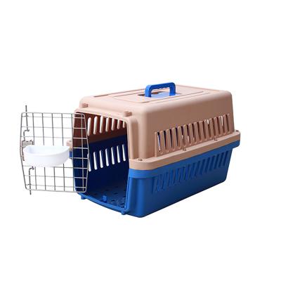 China Breathable Wholesale Airline Approved Breathable Cat Dog Pet Travel Cage for sale