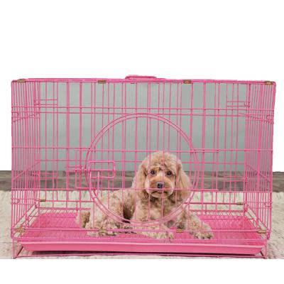 China Best Quality Breathable Wholesale Pet Large Folding Wire Pet Cages for sale