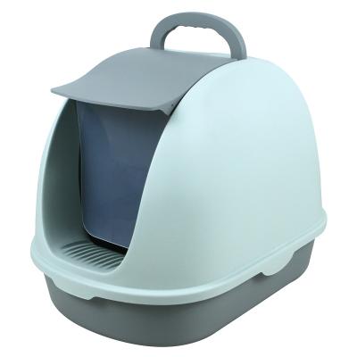 China Viable Wholesale Oversized Air Freshener Cat Litter Box Splash Proof for sale