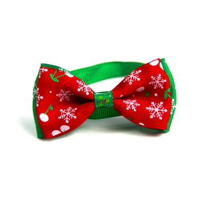 China Christmas Adjustable Pet Bow Tie Cat Puppy Bow Pet Accessories Factory Wholesale Viable Christmas Pet for sale