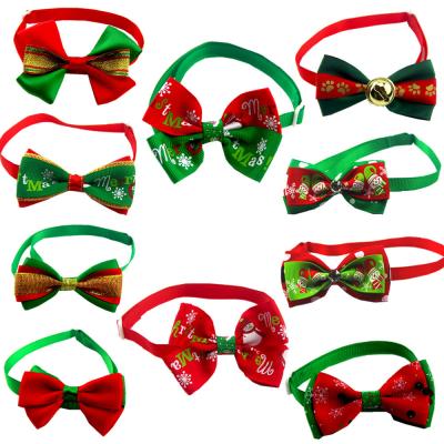 China Wholesale Cat Puppy Bow Tie Christmas Pet Accessories Viable Factory Fifty Piece Costume Designer Luxury Dog Bow Tie for sale