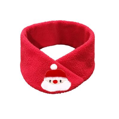 China Factory Viable Wholesale The New Cat Dog Christmas Bow Tie Fleece Christmas Pet Clothes Collar Pet Christmas Scarf for sale