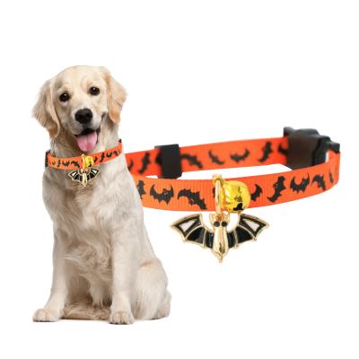 China Wholesale Interesting Cute Pattern Halloween Pet Collars Personalized Adjustable Dog Collar Dog Accessories for sale