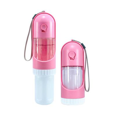 China Fashion Cat Dog Travel Portable Pet Folding Water Bottle Multi Classy Multi Functional Viable Pet Water Bottle for sale