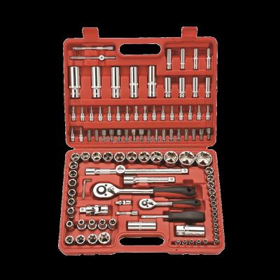 China 108pcs Automotive Chrome Vanadium Ratchet Socket Set for sale