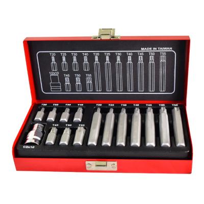 China Assembly Tools Taiwan Professional 15pcs Screwdriver Torx Bit Set for sale