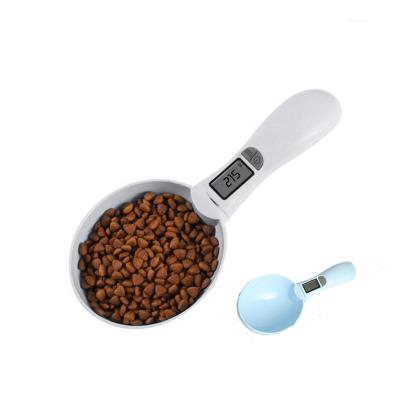 China Viable Food Spoon Dog Bowl Pet Tool Electric Measuring Pet Food Scientific Healthy Scoop for sale