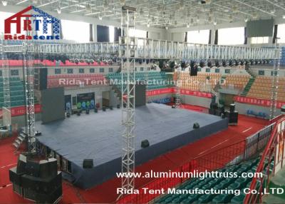 China Versatile Square Stage Light Truss 6082-T6 Aluminum Highly Safe For Outdoor Event for sale