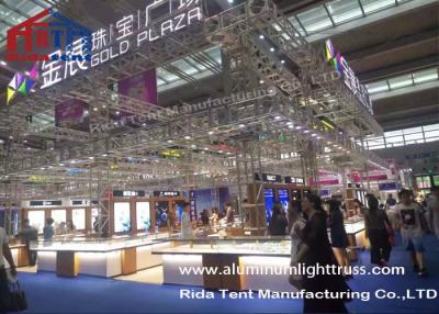 China 12m Span Aluminum Material Sliver Color Stage Ladder Truss For Outdoor Events for sale