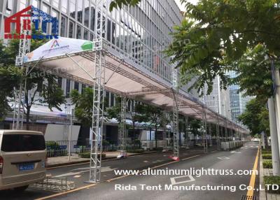 China Heavy Duty Aluminum Stage Truss Banner Stand 500-800kg Loading Weight Solid Structure for sale