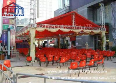 China 400mm Spigot Triangle Stand Lighting System Double PVC Fabric Cover For Outdoor Concert for sale