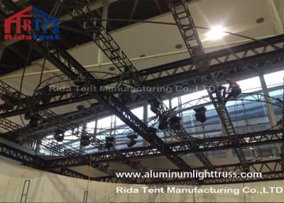 China RidaTent Outdoor Stage Light Truss , Aluminium Truss System Heavy Loading Capacity for sale