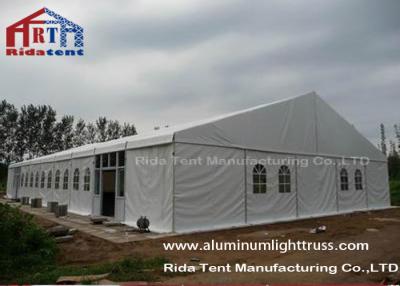 China Durable Roof Clear Wedding Tent Anodized Surface Finishing 300 People Luxury Design for sale