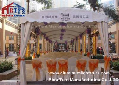 China Carport 5 x 12m Canopy Party Tent 6082-T6 Aluminum Alloy PVC Fabric Sidewall for sale