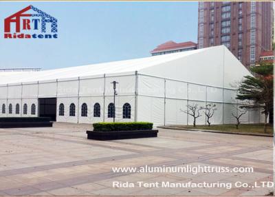 China 6m Side Height Big White Party Tents Commercial Fair Shelter Long Life Span for sale