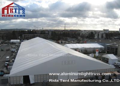 China 50m Length Outdoor Warehouse Tents , Canopy Storage Sheds / Shelter ABS Hard Wall for sale