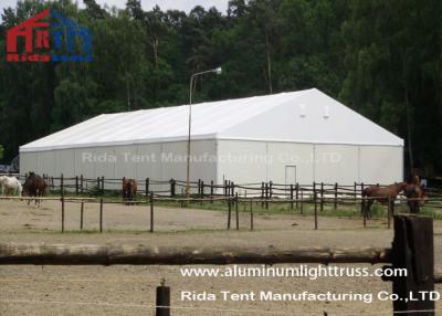 China Temporary PVC Outdoor Warehouse Tents , Industrial Storage Tents PVC Coated Fabric for sale