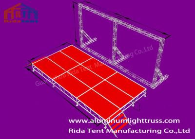 China Skid Proof Portable Concert Stage , Folding Mobile Stages Platform 0.8-1.2m Height for sale