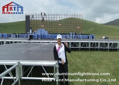 China Aluminum Truss Stage, Mobile Stage Platform With CE TUV SGS For Band / Concerts / Events for sale