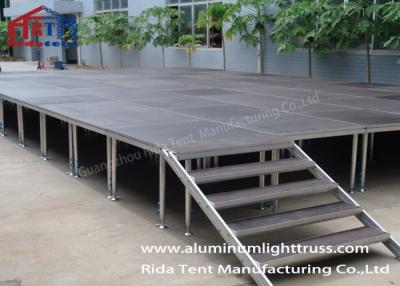 China Adjustable Height Portable Collapsible Stage / Performance Stage Plywood Board for sale