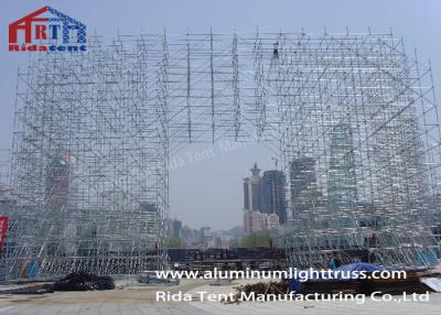 China Speaker Stands Layer Truss , Durable Grid Frame Structure 6m - 12m Normal Height for sale