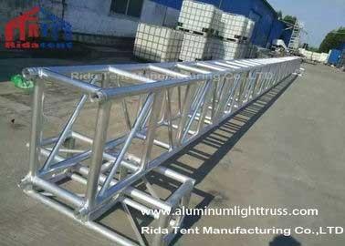 China 8 Pillar Silver Stage Lighting Truss System Hand Hoist 4 TONS Loading For Event for sale