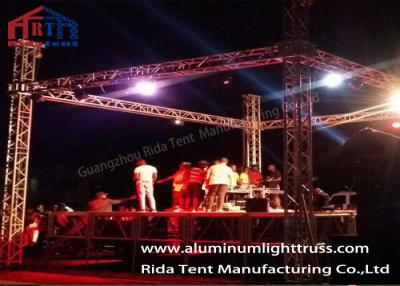 China Sound And Lighting Concert Truss System / Spigot Type Aluminum Stage Truss for sale