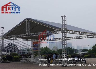 China Square Aluminum Spigot Truss With Rooftop And PVC Cover 10*20m for sale