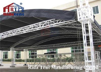 China Portable Aluminum Stage Light Truss , Circle Roof Truss For Concert Event for sale