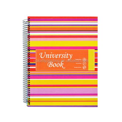 China Graph Ordered Spiral Notebook Stationery Hardcover Graph Paper Notebook 300 Pages for sale