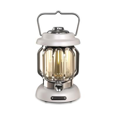 China Outdoor Camping Type Waterproof Retro Lithium Battery Lantern Lamp for sale