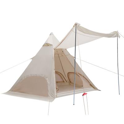 China Exquisite Extended Type Explorer Outdoor Tent Pyramid Camping Thicken Rainproof Picnic Camping Equipment for sale